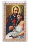 24'' Saint Camillus Holy Card & Pendant